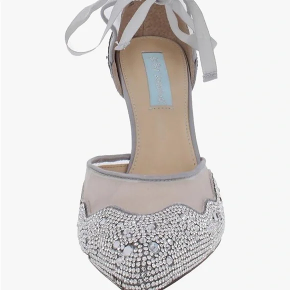 W7.5 Betsey Johnson Rhinestone Stilettos - Picture 13 of 14